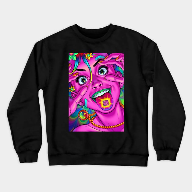 Crazy girls Crewneck Sweatshirt by aisyahks